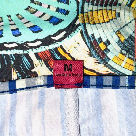 Save The Queen Sleeveless Embellished Mixed Prints Stripe Stretch Jersey - Picture 13 of 14